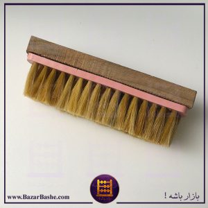 برس فرچه مو طبیعی دسته چوبی